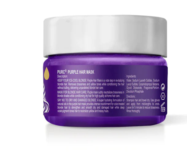 Masque Capillaire Violet Éclat Platine & Neutralisation des Reflets Jaunes